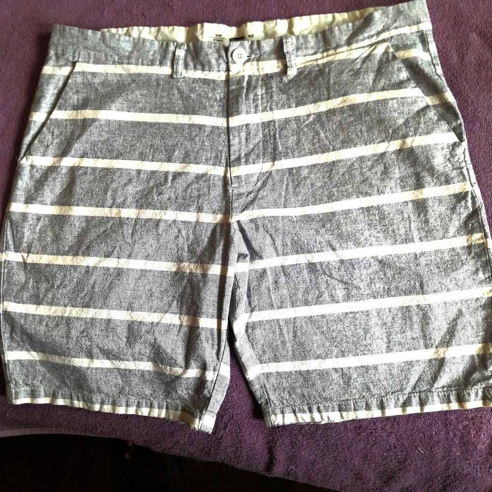 Old Navy Chino Shorts Men’s Size 40 Gray Active Performance Golf Athlete